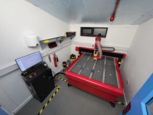 ISS Aerospace Facilities with LaserScript Laser Cutter