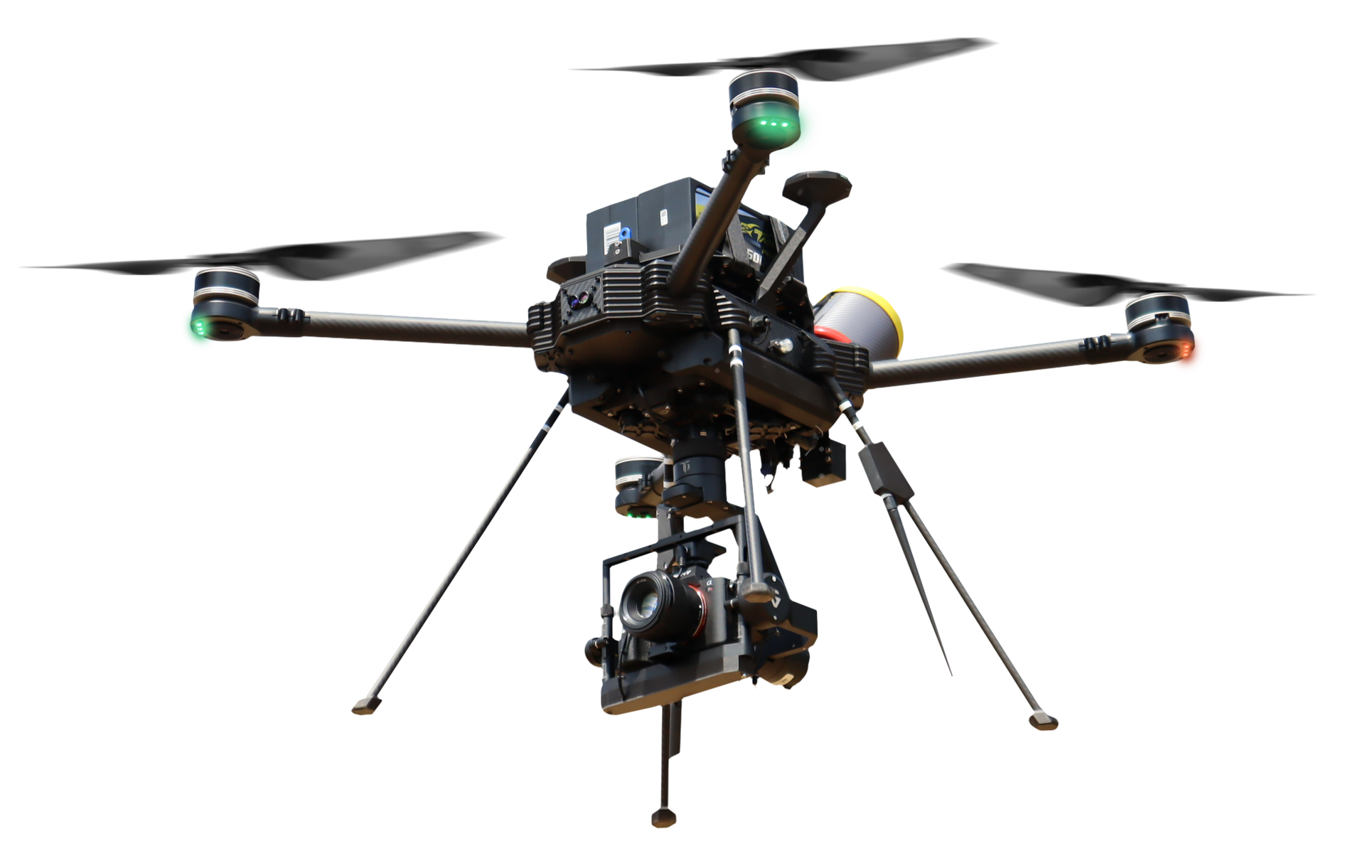 Sensus M Drone UAV with Parachute and Gimbal Payload